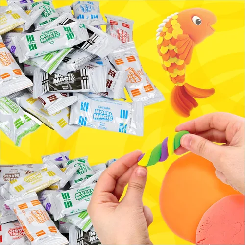 Miniatura 6 de Crayola Model Magic (paquete de 30), material de modelado secado al aire, imprescindible para el aula del profesor, suministros escolares