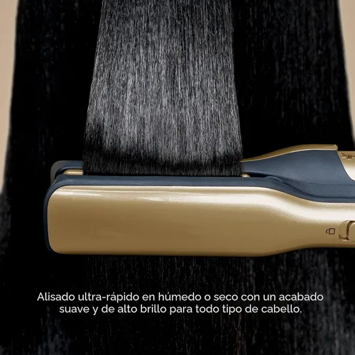 Miniatura 5 de Shark Glam Cerámico y potente sistema de secado y peinado con aire, con plancha Silki y alisador de brillo Shark Glossi, para secar, rizar, alisar