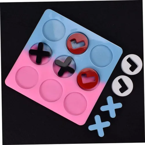 Miniatura 7 de Game Night Essential: molde manual de silicona blanco seguro para niños y niñas