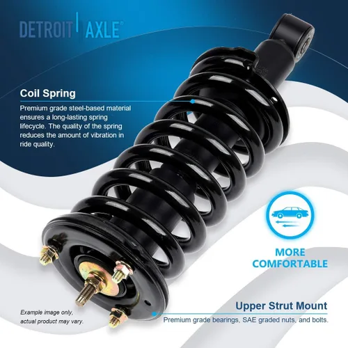 Miniatura 4 de Detroit Axle - 4WD 2 puntales delanteros para Nissan TITAN Pathfinder Armada INFINITI QX56 puntales completos con muelles helicoidales de reemplazo