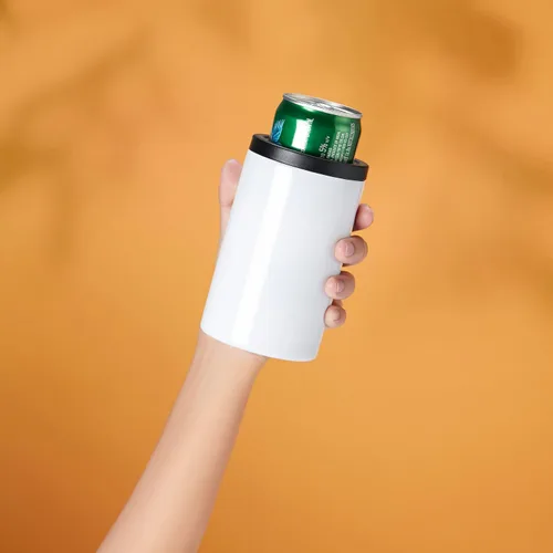 Miniatura 3 de makerflo Vaso Duozie de 12 onzas de grosor en blanco, paquete de 25 con tapa y pajilla, listo para manualidades para regalos y personalización