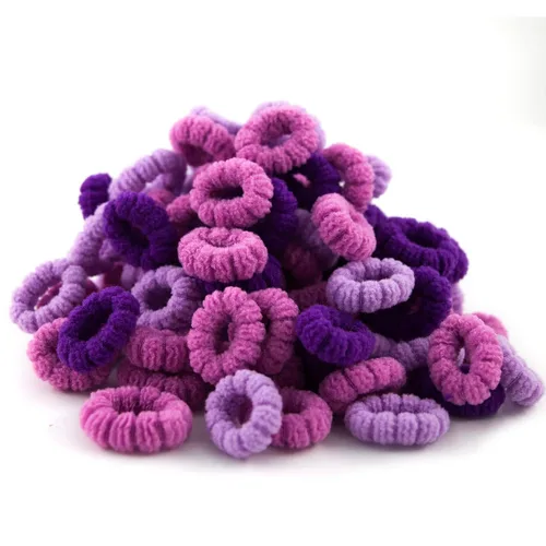 Miniatura 7 de Lazos para el Cabello de Bebé, Lazos para el Cabello de Niños Pequeños Bloom Sin Daño, 120 piezas, Edad 0-8, Sujetador de Cola de Caballo