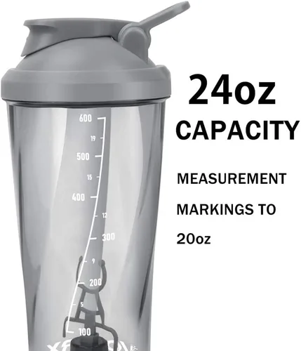 Miniatura 4 de VOLTRX Botella mezcladora eléctrica de proteínas de alta calidad, hecha con Tritan, sin BPA, vaso mezclador portátil Vortex de 24 onzas/vasos Verde