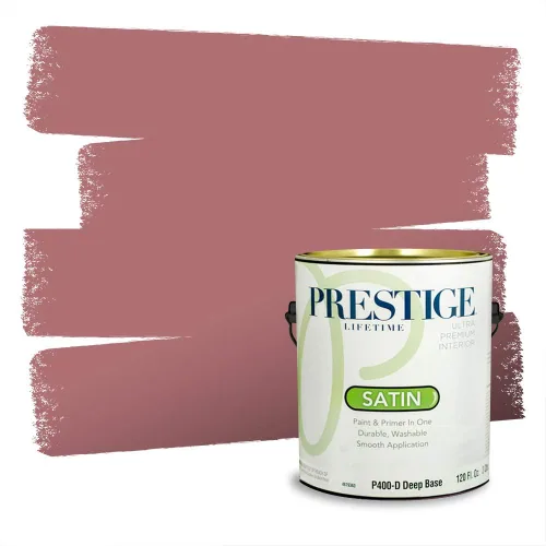 Miniatura 18 de Prestige Paints Pintura exterior e imprimación en uno, 1 galón, plano, coincidencia comparable de Valspar* Amber Rose*