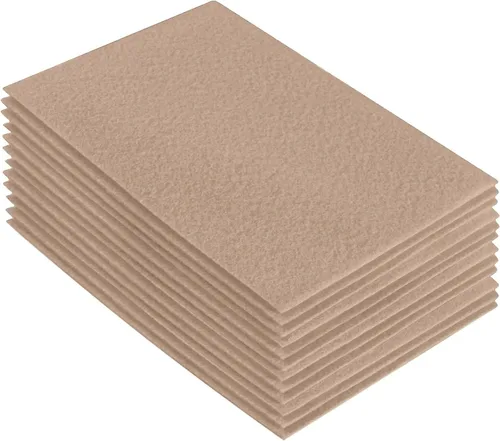 Miniatura 139 de FabricLA Hojas de fieltro acrílico para manualidades, cuadrados de fieltro precortados suaves de 4 x 4 pulgadas (3.9 in x 3.9 in), utiliza hojas