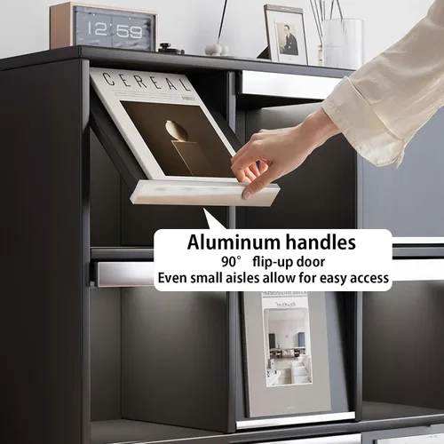 Miniatura 7 de Armario de almacenamiento de discos, soporte para tocadiscos, soporte para tocadiscos con capacidad para más de 200 + de fácil montaje, mesa