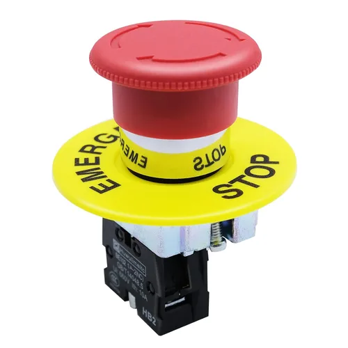 Miniatura 9 de mxuteuk 2pcs 1 NO 0.866 in Interruptor de botón momentáneo SPST Negro 660V 10A HB2-BA21-HH