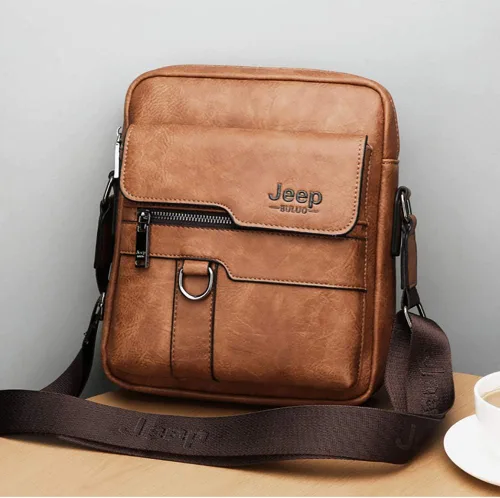 Miniatura 2 de LederleiterUSA Bolso de hombro de cuero para hombre, bolso retro para hombre, bolso cruzado de cuero, bolso de mensajero, maletín de personalidad