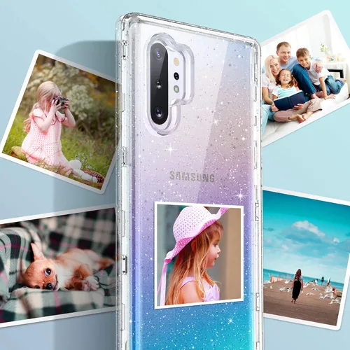 Miniatura 4 de ULAK Funda para Galaxy Note 10 Plus 5G, elegante funda protectora de TPU suave para Samsung Galaxy Note 10 Plus 5G (2019), purpurina transparente