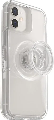 Miniatura 4 de OtterBox + Funda Pop Symmetry Series para iPhone 12 Mini (no 12, Pro, Pro Max) Embalaje no minorista - Transparente