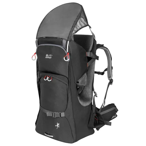Miniatura 7 de WIPHA - Mochila para bebé, ergonómico, con toldo para el sol, mochila de senderismo con gran espacio de almacenamiento y bolsillo aislado, asiento