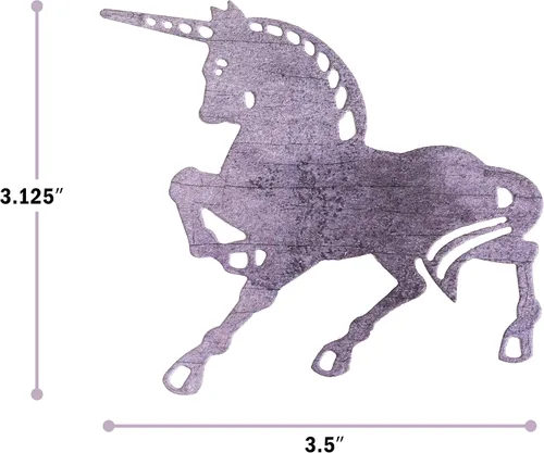 Miniatura 3 de Unicorn Troquel de corte de metal para hacer tarjetas, álbumes de recortes, manualidades de papel, troqueles en forma de animal por Matty's Crafting