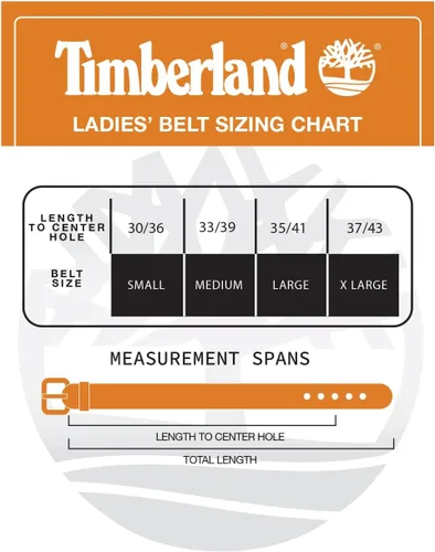 Miniatura 4 de Timberland - Cinturón de cuero para mujer, informal, para jeans
