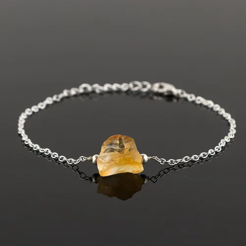 Miniatura 2 de TGH Pulsera de barra chapada en plata, pulsera de cadena ajustable para mujer, 7+1 pulgada, regalo de joyería de moda