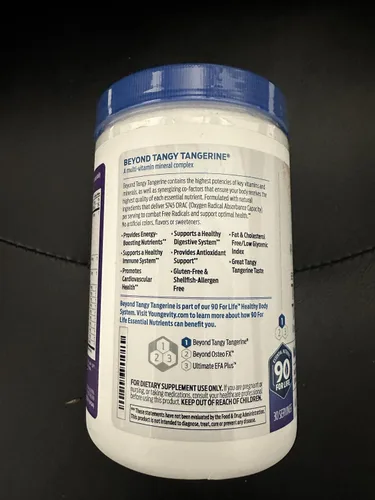 Miniatura 6 de Youngevity Beyond Tangy Tangerine - Fórmula original Complejo multivitamínico y mineral Hecho con alimentos naturales y enteros 5,745 ORAC