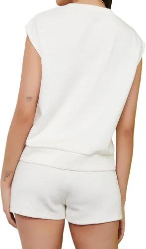 Miniatura 2 de Verdusa Conjunto de 2 piezas para mujer con manga casquillo y pantalón corto