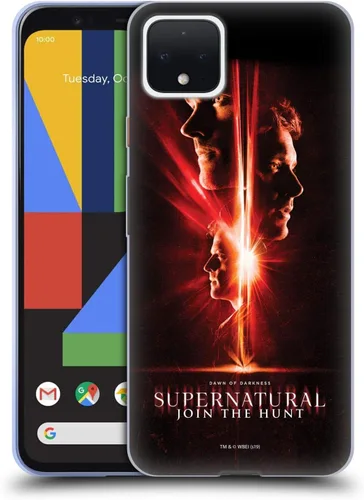 Miniatura 79 de Head Case Designs Supernatural Sam, Dean & Castiel Key Art - Funda de gel con licencia oficial [protección de grado militar] compatible con Google
