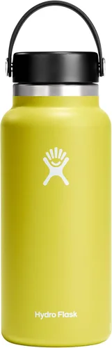 Miniatura 95 de Hydro Flask - Botella de agua de acero inoxidable aislada - Boca ancha con tapa flexible, sin derrame, a prueba de fugas y recargable de 40 oz Negro