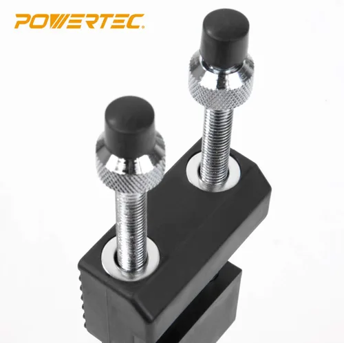 Miniatura 5 de POWERTEC Soporte para piedra afiladora – Soporte ajustable para piedra afiladora de 5.5" a 9", base de goma antideslizante para afilado seguro