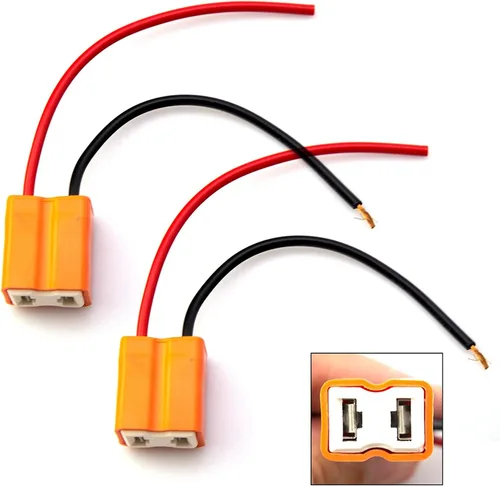 Miniatura 3 de x xotic tech H4 9003 HB2 Arnés de cable de servicio pesado hembra conector de extensión de coleta H4 a 3 pines adaptador para luz antiniebla, etc. 2