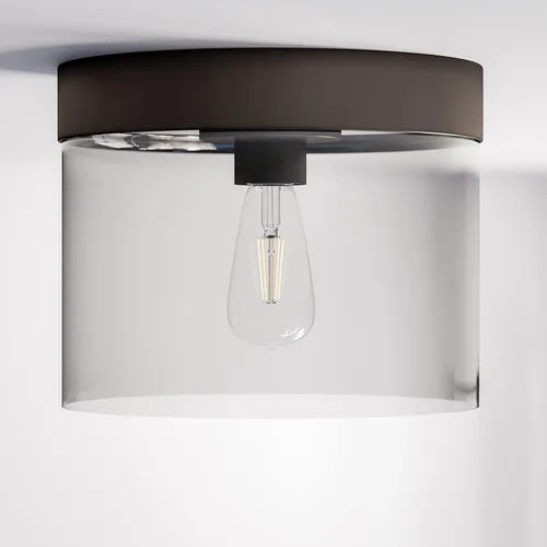 Miniatura 9 de Kenroy Home 91837ORB Capri 1 Lt Mount Lg Pan Flushs, mediano, bronce ennegrecido aceitado