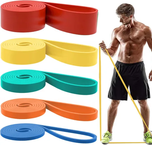 Miniatura 11 de Bandas de resistencia, bandas para entrenamiento con asistencia de tracción - bandas de entrenamiento, bandas de ejercicio, conjunto de bandas