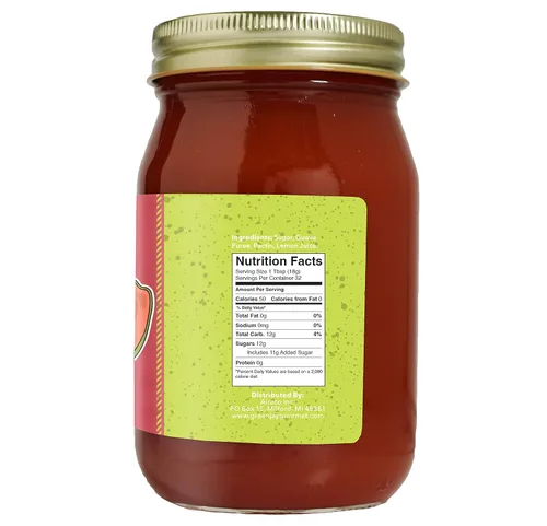 Miniatura 2 de Green Jay Gourmet Mermelada de Guayaba - Mermelada de Frutas 100% Natural con Fruta de Guayaba y Jugo de Limón - Mermelada Vegana, Sin Gluten - No