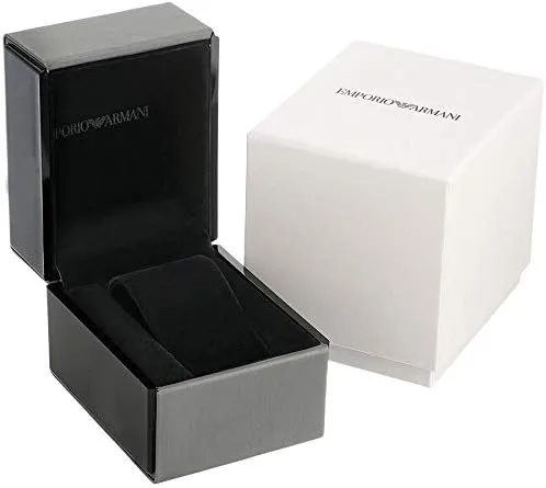 Miniatura 3 de Emporio Armani Reloj de vestir para mujer con correa de acero inoxidable