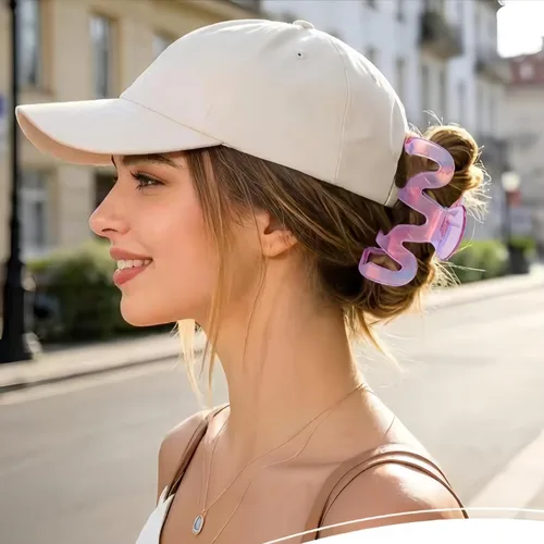 Miniatura 7 de Pinzas de garra para el cabello - Pinza de 3.35 pulgadas para mujeres con cabello grueso - Accesorios para mujeres y niñas - 3 piezas de pinzas