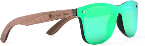 Miniatura 8 de Lentes de sol de bambú hechos a mano con cristales polarizados para hombres y mujeres