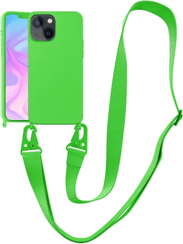 Miniatura 36 de Funda compatible con iPhone 13 con correa, funda cruzada para iPhone con cordón, ajustable, a prueba de golpes, protección contra caídas, funda