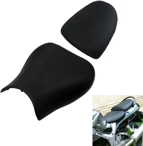 Miniatura 2 de TCMT Cojín de asiento delantero negro para Suzuki Hayabusa GSX1300R 1999-2007 EE. UU Compatible con GSX1300R 1999-2007: asiento delantero