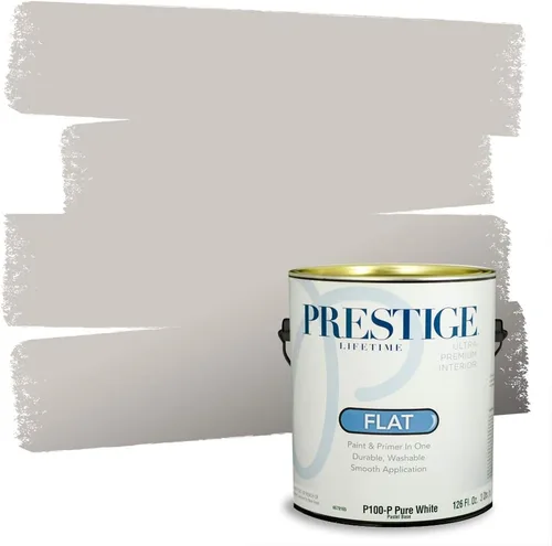 Miniatura 86 de PRESTIGE Paints - Pintura interior e imprimación en uno, 1 galón, cáscara de huevo, pimienta envejecida