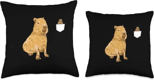 Miniatura 3 de Almohada de relleno Capybara Capy Bara Capibara Stuff Cappy Barra de bolsillo