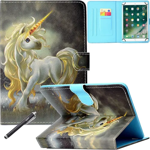 Miniatura 29 de NewShine - Funda universal para tablet de 7.9 a 8.5 pulgadas, funda de piel sintética para iPad mini 1/2/3/4, Galaxy Tab 3/4/Note 8.0, Amazon Kindle