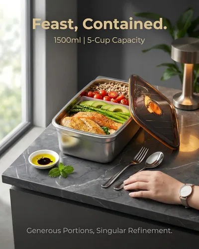 Miniatura 5 de RUDAP Lonchera Eléctrica Inalámbrica, Calentador de Alimentos Portátil Recargable de 24000mAh 1.2L con 5 Modos de Calefacción, Control Automático