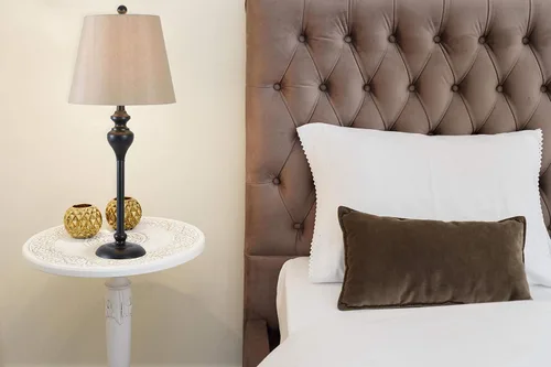 Miniatura 3 de Kenroy Home Charlotte - Paquete de 3 lámparas de mesa, 1 lámpara de pie con acabado de bronce aceitado, estilo clásico, 30.5 pulgadas de alto, 13