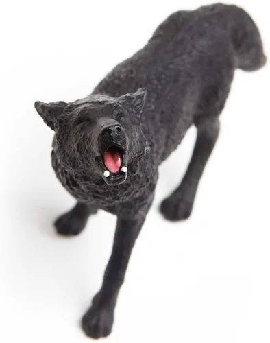 Miniatura 6 de Safari Ltd. Figura de lobo negro, figura detallada de plástico de 3.7 pulgadas, divertido juguete educativo para niños, niñas y niños a partir de 3