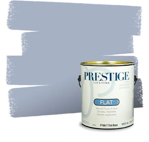 Miniatura 470 de Pintura Exterior + imprimación PRESTIGE, todo-en-uno, 1 galón, acabado mate, color comparable al Valspar* Royal Gray* VS151-Gris real