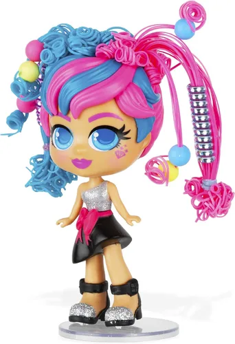 Miniatura 7 de Basic Fun CurliGirls Milli, The Fashionista & Vogue, her cat - Muñeca de peluquería de lujo con cabello MagiCurl - Estilo una y otra vez - A partir