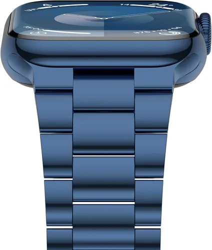 Miniatura 22 de iiteeology Correa ligera de acero inoxidable diseñada para Apple Watch Series 1-11, 42mm, 41mm, 40mm, 38mm, SE2 y SE3, reemplazo de correas iWatch
