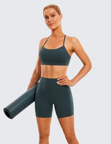 Miniatura 3 de CRZ YOGA Butterluxe - Pantalones cortos de ciclismo para mujer de 2.5 pulgadas, 4 pulgadas, 6 pulgadas, 8 pulgadas, cintura alta