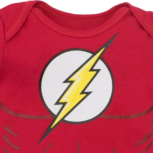 Miniatura 8 de DC Comics Justice League Batman Superman The Flash Baby 5 Pack Costume Bodysuits Newborn to Infant
