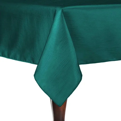 Miniatura 25 de Ultimate Textile -Paquete de 2 - Mantel rectangular reversible Shantung Satin - Majestic - Mantel rectangular de 60 x 90 pulgadas, color azul