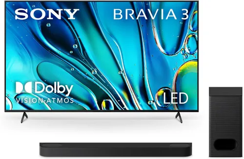 Miniatura 9 de Sony - Televisor BRAVIA de 43 Pulgadas 4K Ultra HD con 3 LED, Smart TV (K-43S30) Modelo 2024 + Barra de Sonido BRAVIA Theater Bar 6 de 3.1.2 canales