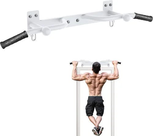 Miniatura 9 de Wall Mounted Pull Up Bar - Heavy Duty Chin Up Bar, Pull-Up Bar for Garage, Joist, Wall Mount - Multifunctional Fitness Bar, Supports up to 600 Lbs
