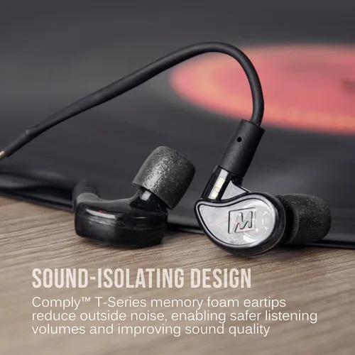 Miniatura 6 de MEE audio M6 PRO - Auriculares monitores intrauditivos para músicos, modelo de 2ª generación con sonido mejorado, ganchos de alambre de memoria