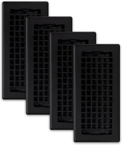 Miniatura 8 de Decor Grates LTH212-BLK - Registro de piso de celosía, 2 x 12 pulgadas, color negro
