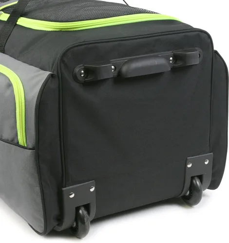 Miniatura 8 de Fila Bolsa de lona grande con 7 bolsillos, gris, lima, (GreyNeon Lime), Bolsa de lona grande con 7 bolsillos