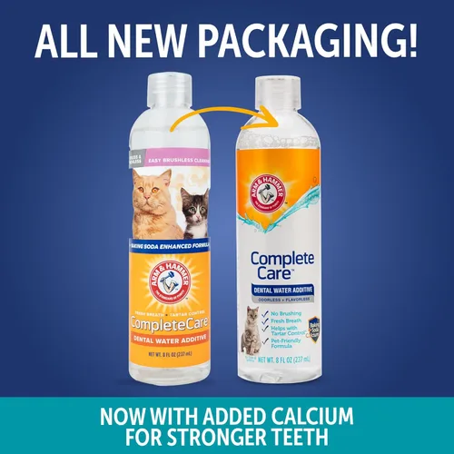 Miniatura 2 de Arm & Hammer Complete Care - Aditivo de agua dental para gatos, ambientador de aliento de gato y control del sarro, no requiere cepillado, fórmula